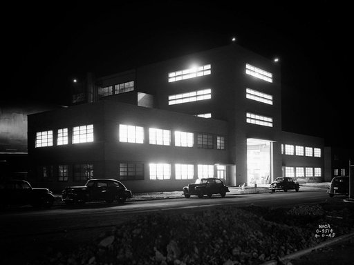 Altitude Wind Tunnel Operating at Night