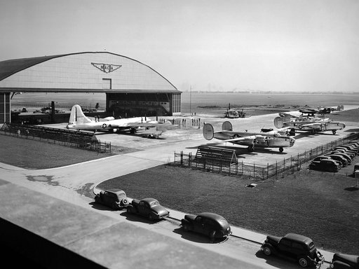 Aircraft Fleet on the Tarmac at the Lewis Flight Propulsion Laboratory