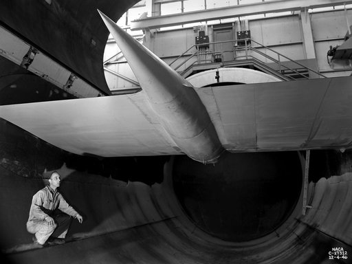 General Electric TG-100A Turboprop in the Altitude Wind Tunnel
