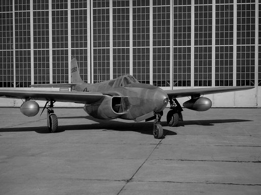 Bell P-59B Airacomet at the Lewis Flight Propulsion Laboratory