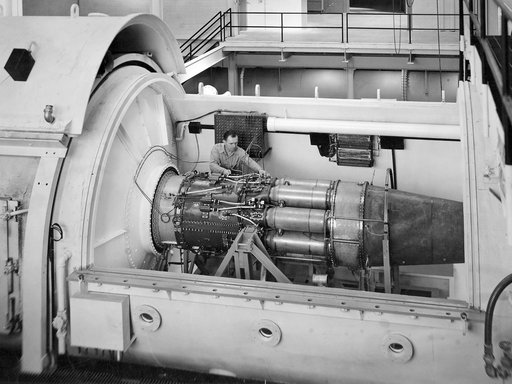 Altitude Test Cell in the Four Burner Area