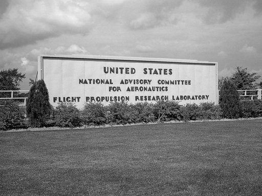 Entrance to the NACA's Flight Propulsion Research Laboratory