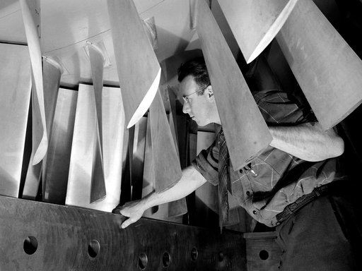 Compressor Stage in the 8- by 6-Foot Supersonic Wind Tunnel