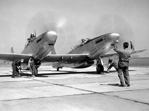North American XF-82 Twin Mustang Prepares for Ramjet Test Flight