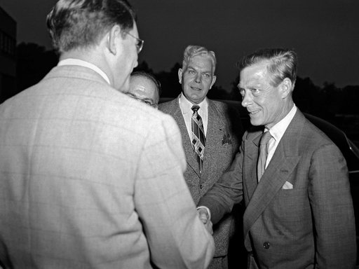Duke of Windsor Visits the Lewis Flight Propulsion Research Laboratory