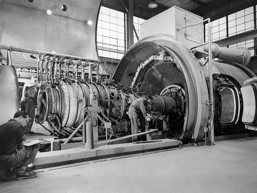 Wright XRJ47-W-5 Ramjet in the New Propulsion Systems Laboratory