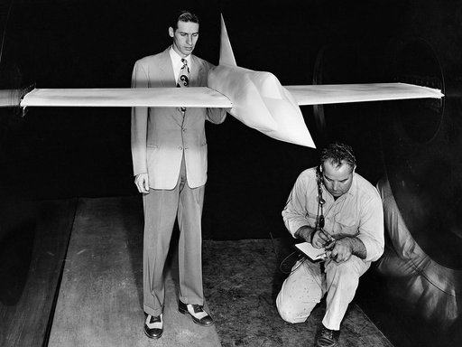 Convair XF-102 Model in the 8- by 6-Foot Supersonic Wind Tunnel