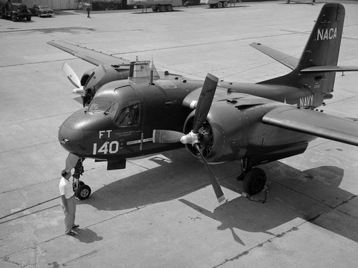 Grumman S2F-1 Tracker at NACA Lewis