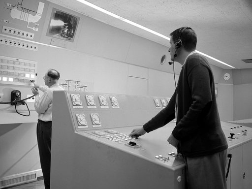 Control Room at the NACA’s Rocket Engine Test Facility