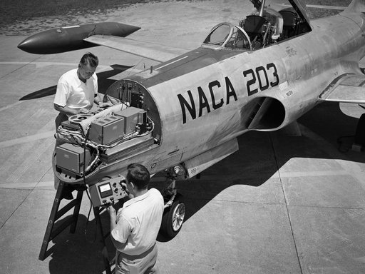 NACA's Lockheed F-94B Starfire with Audio Recording Devices