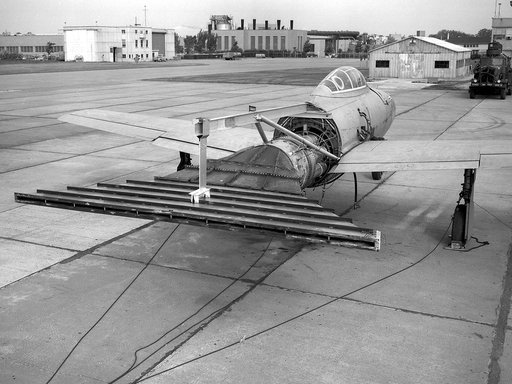 Republic F-84 Thunderjet with Slotted Nozzle