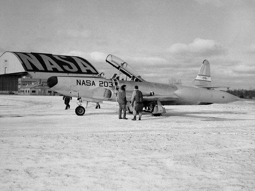 Lockheed F-94B Starfire at the NASA Lewis Research Center