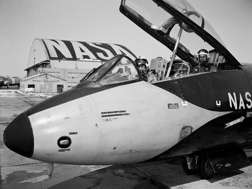 NASA Pilot and Researcher Prepare for a Solar Cell Calibration Flight