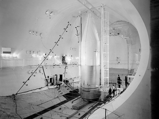 Orbiting Astronomical Observatory-1 Shroud Test in Space Power Chambers
