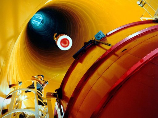 Test Package Plummets in the Zero Gravity Research Facility