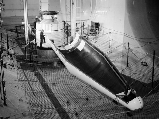 Atlas-Centaur Orbiting Astronomical Observatory Shroud Test