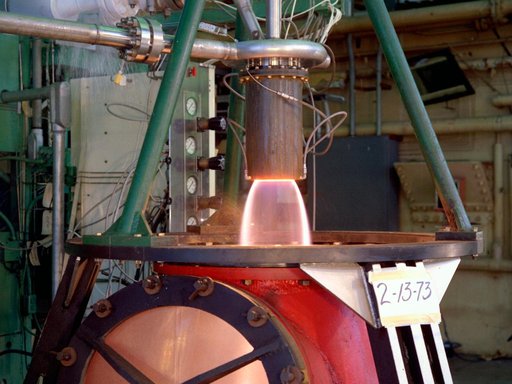 Test Stand at the Rocket Engine Test Facility