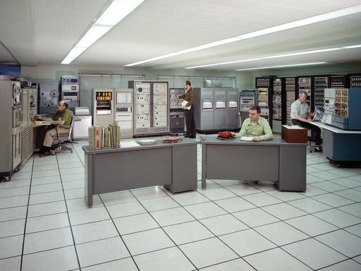 Data Recording Room in the 10-by 10-Foot Supersonic Wind Tunnel