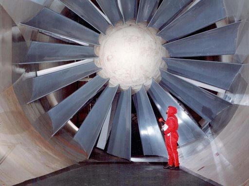 Wooden Fan Blades in the Icing Research Tunnel