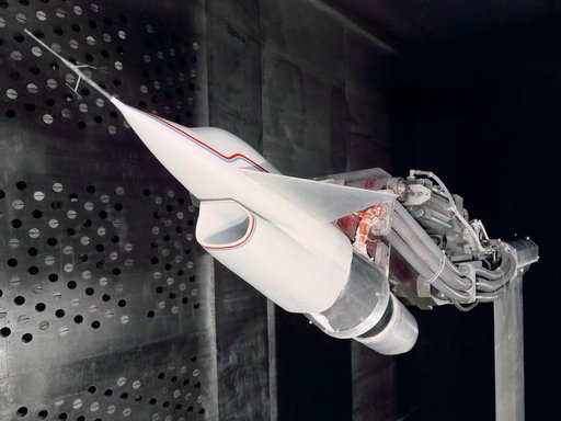 HIMAT Inlet Model in the 8- by 6-Foot Supersonic Wind Tunnel