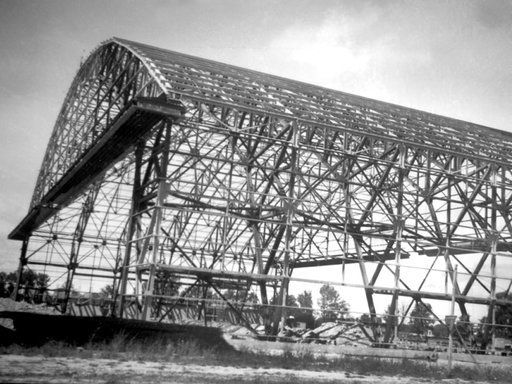 Construction of the Hangar at the New Aircraft Engine Research Laboratory