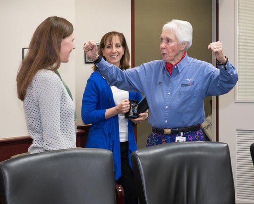 Visit to Glenn Research Center at Lewis Field by Mercury 13 Astr
