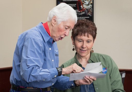 Visit to Glenn Research Center at Lewis Field by Mercury 13 Astr
