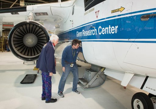 Visit to Glenn Research Center at Lewis Field by Mercury 13 Astr