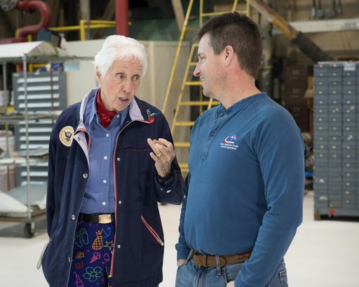 Visit to Glenn Research Center at Lewis Field by Mercury 13 Astr