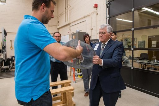 Visit by Dr. Harrison H. Schmitt, Apollo 17 Astronaut