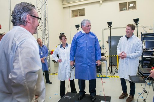 Visit by Dr. Harrison H. Schmitt, Apollo 17 Astronaut