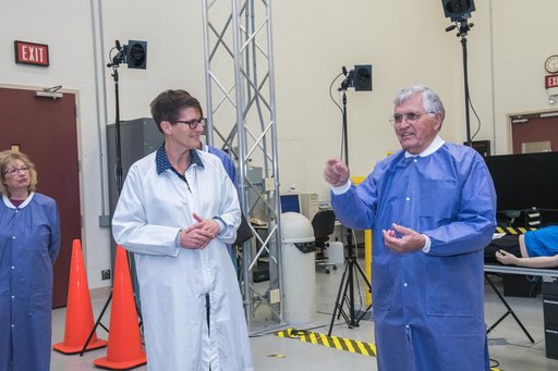 Visit by Dr. Harrison H. Schmitt, Apollo 17 Astronaut