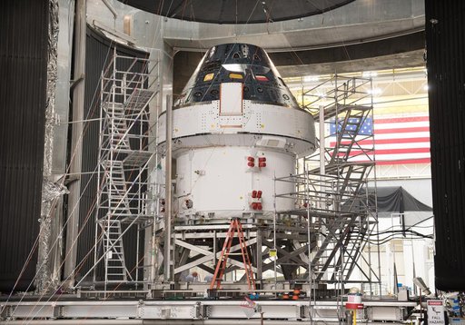 Preparation of the Orion Spacecraft Crew and Service Module E...