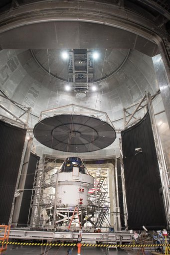 Preparation of the Orion Spacecraft Crew and Service Module E...