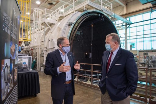 Visit to GRC by the Deputy Administrator, James Morhard