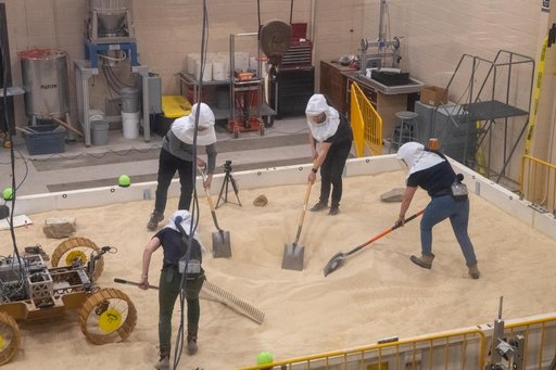 Volatiles Investigating Polar Exploration Rover, VIPER Testin...