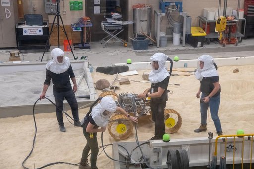 Volatiles Investigating Polar Exploration Rover, VIPER Testin...