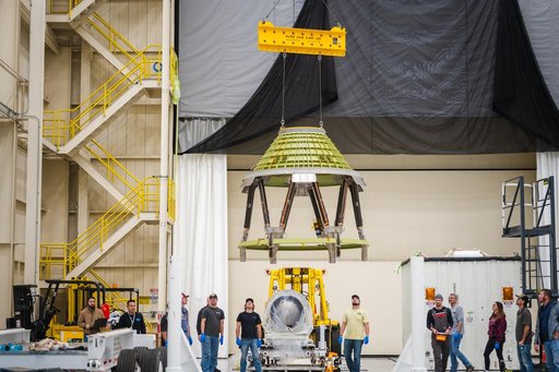 Orion Environmental Test Article (ETA) Arrival to the Space Environments Complex at NASA’s Glenn Research Center