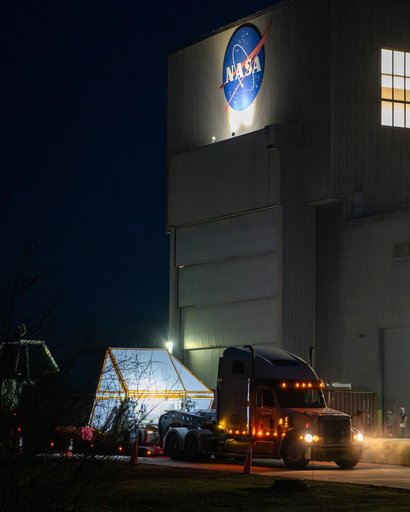 Orion ETA arrival in the evening at the Space Experiments Comple