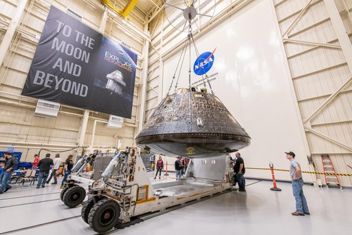 Orion Environmental Test Article (ETA) Arrival to the Space Environments Complex at NASA’s Glenn Research Center
