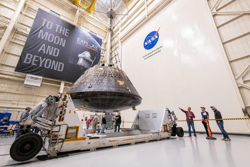 Orion Environmental Test Article (ETA) Arrival to the Space Environments Complex at NASA’s Glenn Research Center