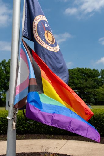 Progressive Pride Raising Flag Ceremony