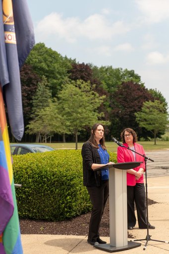 Progressive Pride Raising Flag Ceremony