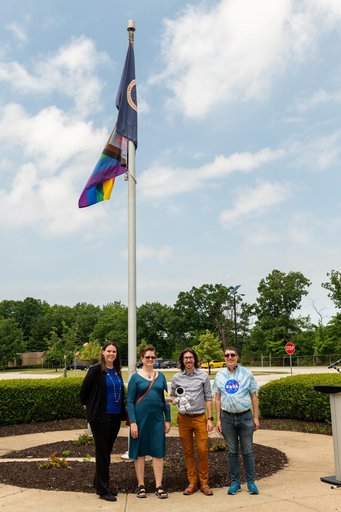 Progressive Pride Raising Flag Ceremony