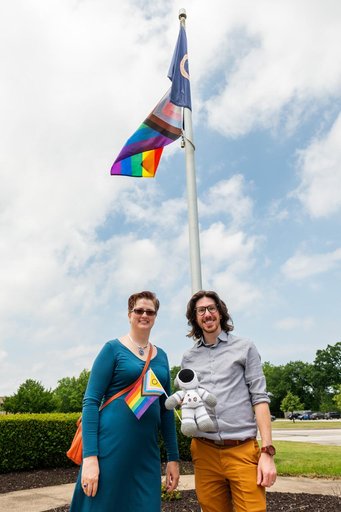 Progressive Pride Raising Flag Ceremony