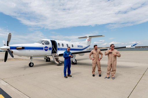 Team Members Prep for Test Flight