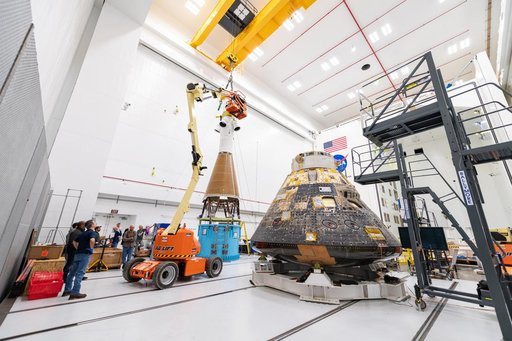 The Orion Environmental Test Article (ETA) at the Space Environments Complex at NASA’s Glenn Research Center