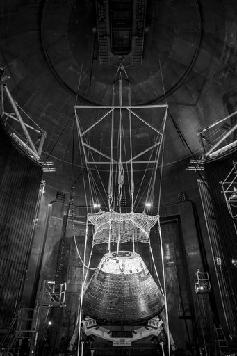 Forward Bay Cover jettison test at the Space Environments Complex