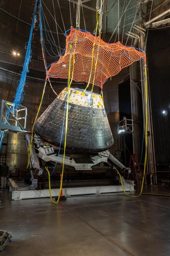 Forward Bay Cover jettison test at the Space Environments Complex