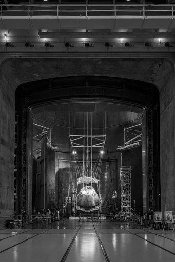 Forward Bay Cover jettison test at the Space Environments Complex